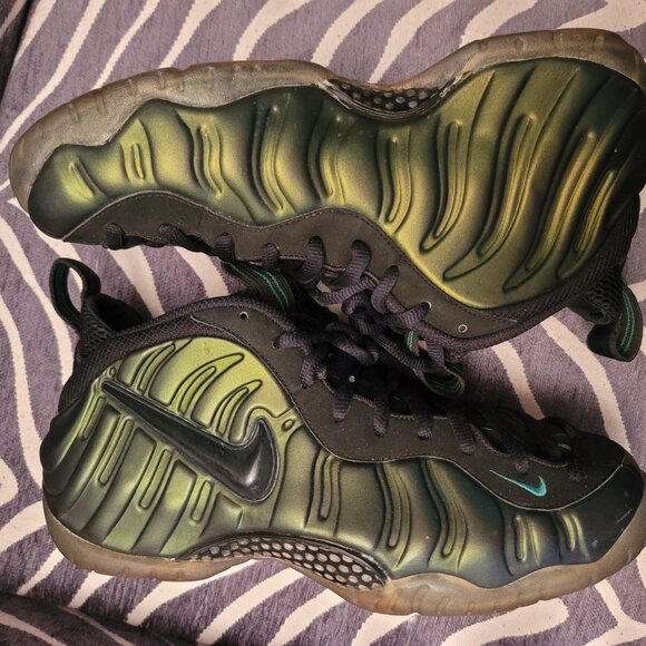 Nike Air Foamposite Pro Pine Green 2011 Rare (624041-301) US Men's SIZE 10 UK 9 - Picture 12 of 14